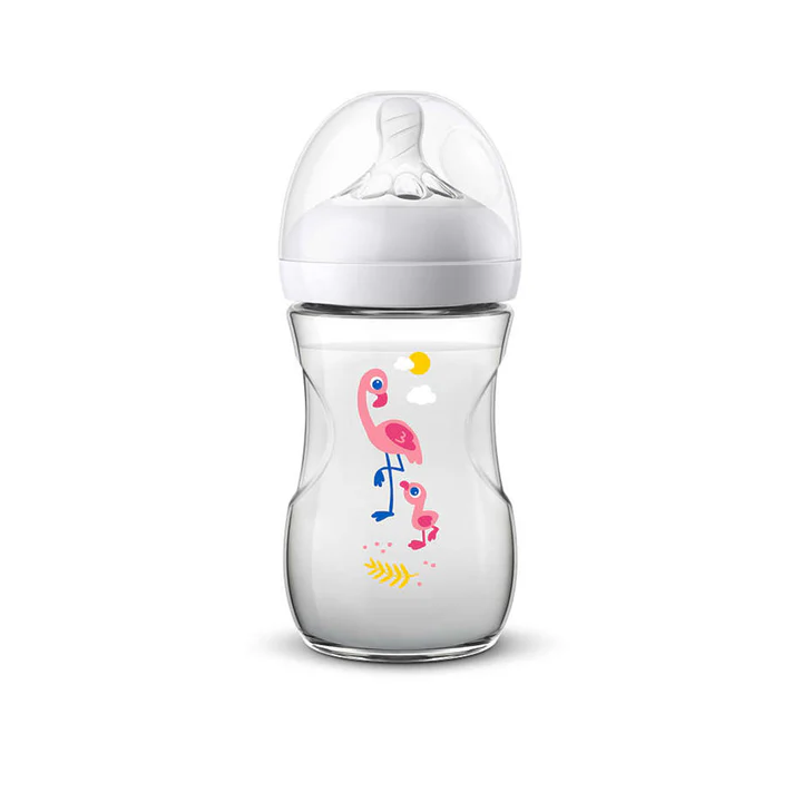 AVENT Biberon Naturel Flaming 260ml +1m Scf070/21