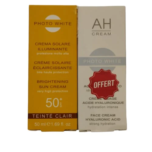 Photowhite Ecran SPF 50+ 50ml PHOTO WHITE HYALURONIQUE CREME OFFERT