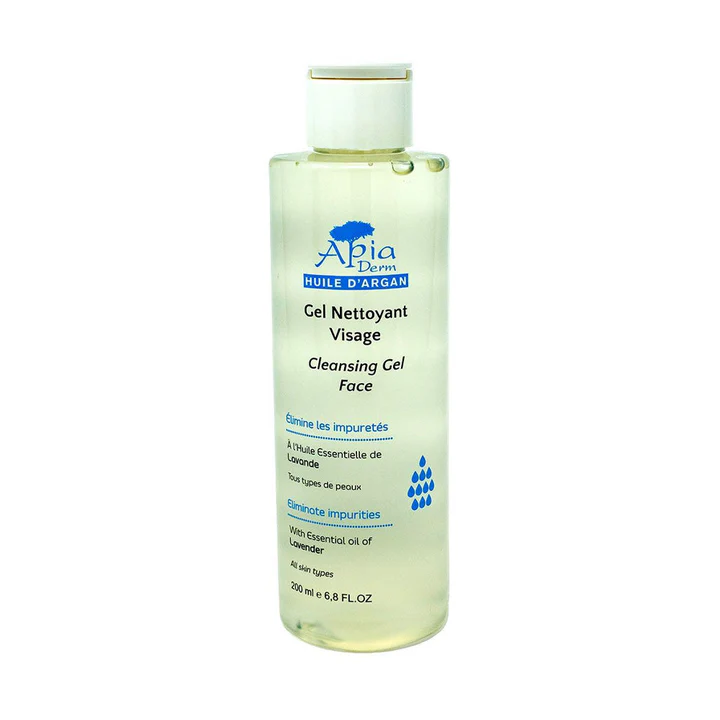 Apia Derm Gel Nettoyant Visage 200ml