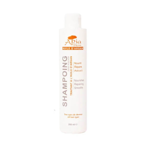 Apia Derm Shampoing Sans sulfate Huile d’argan 200ml