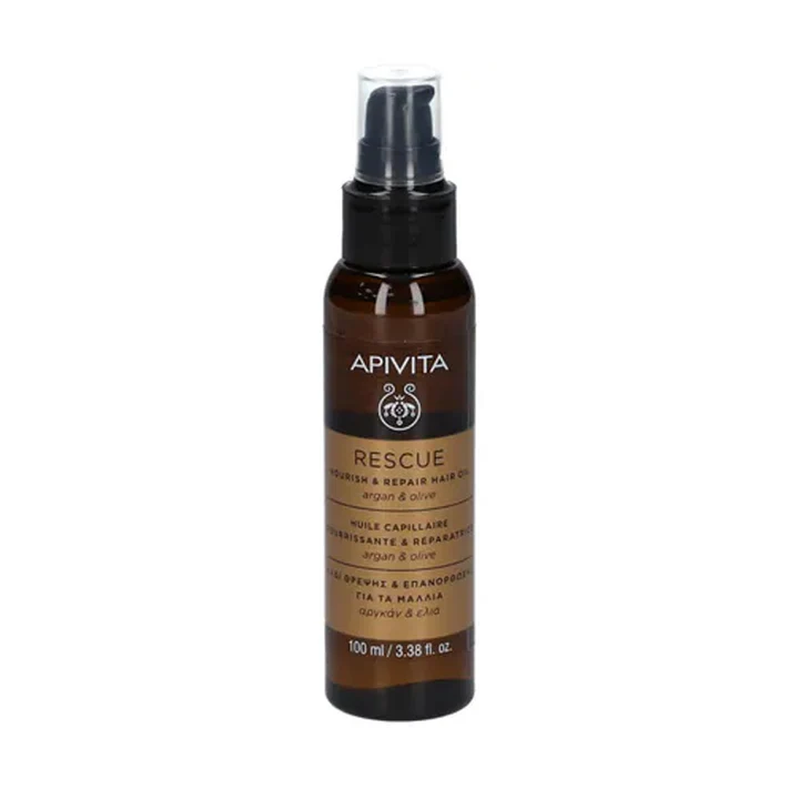 Apivita Rescue Huile Capillaire Nourrissante Et Réparatrice 100ml