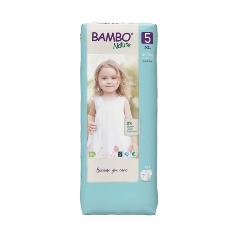 Bambo Nature 44 Couches Ecologiques Jumbo t5 xl 12-18kg