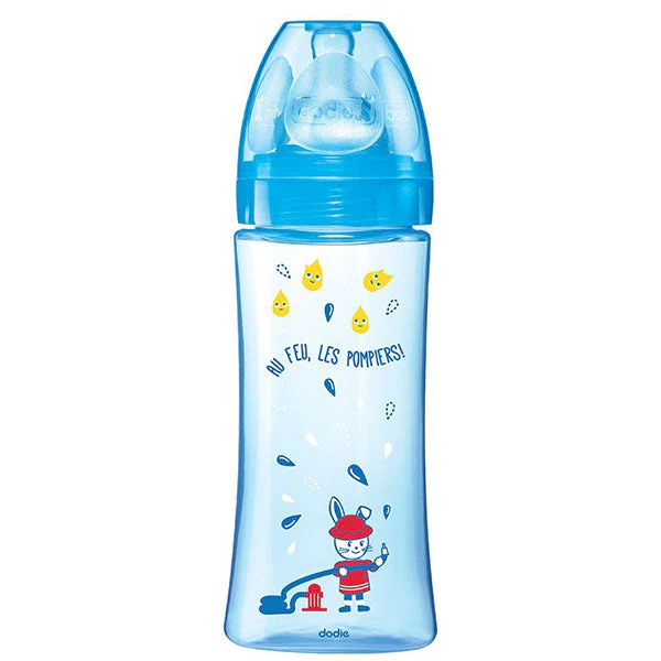 Dodie Biberon Initiation+ Décore Tétine D3 330ml