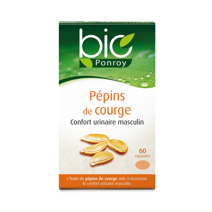 Bio Ponroy Pepins de Courge 60 Capsules