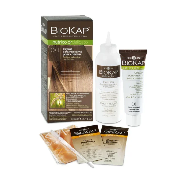 Biokap Nutricolor Delicato crème Eclaircissante pour Cheveux 0.0 140ml