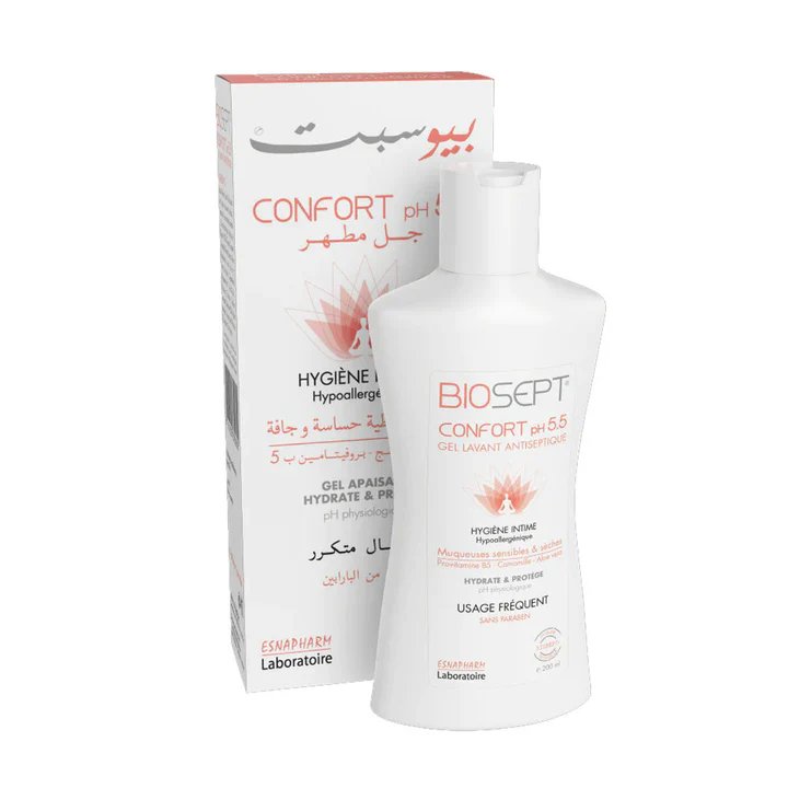Biosept 5.5 Gel Nett Traitant 120ml