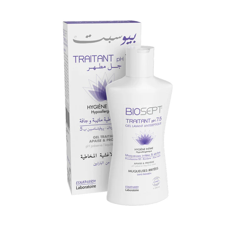 Biosept Traitant ph 7.5 Gel Antiseptique 200ml