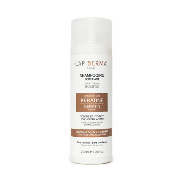 Capiderma Shampoing Fortifiant-Clarifiant à La Kératine 200ml