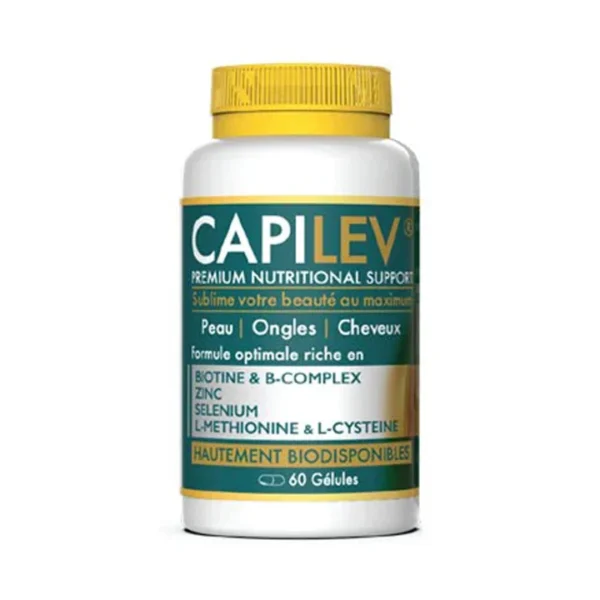 Capilev Zinc Sélénium Peau Cheveux Et Ongles 60 Gélules