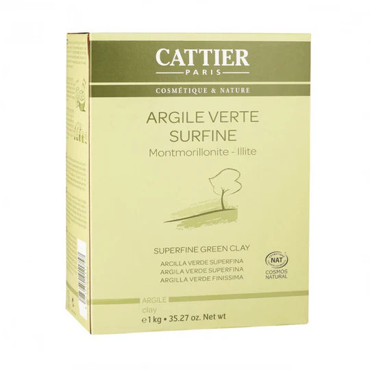 Cattier Argile Verte Surfine 1kg