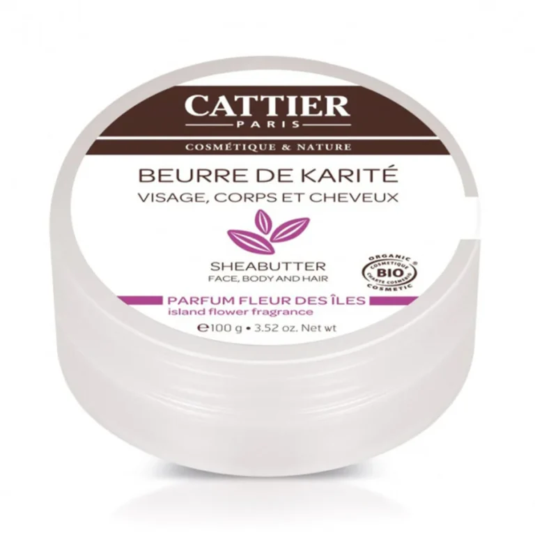 Cattier Beurre De karité Parfum Fleur Des Iles Bio 100g