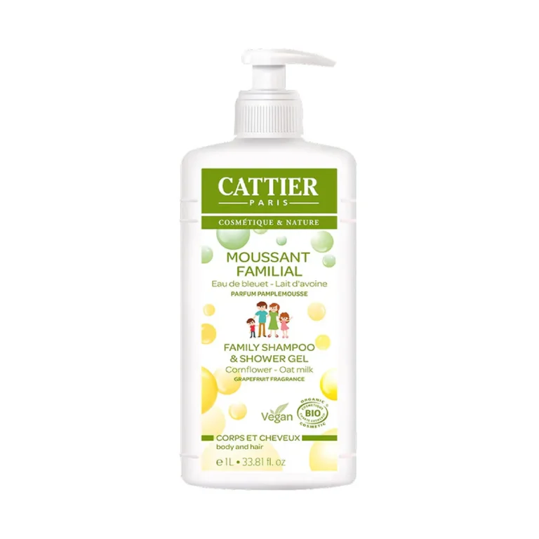 Cattier Moussant Familial Au Lactosérum Sans Savon Pamplemousse 1l
