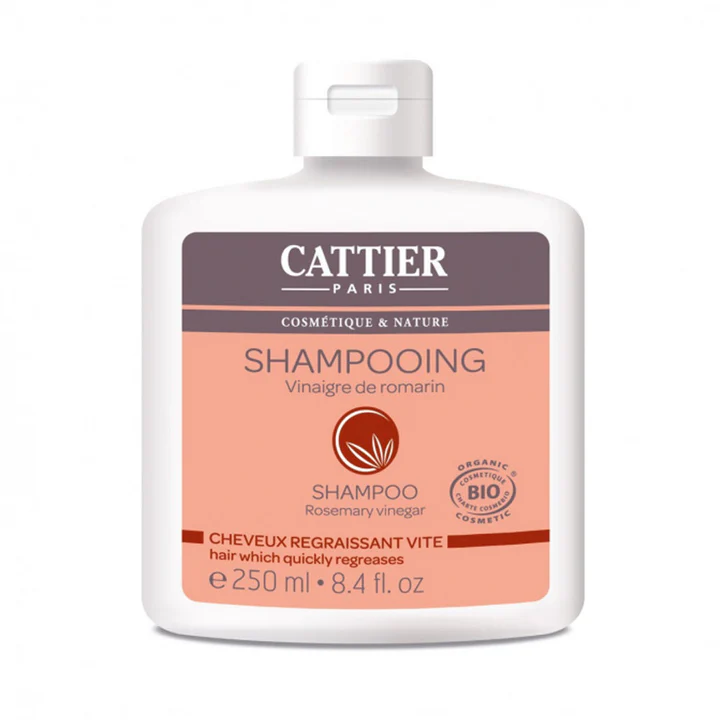 Cattier Shampooing Vinaigre De Romarin Cheveux Regraissant Vite 250ml