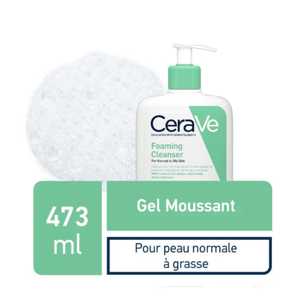 Cerave Gel Nettoyant Moussant 473ml