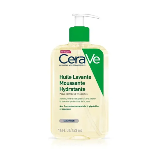 Cerave Huile Lavante Moussante Hydratante
