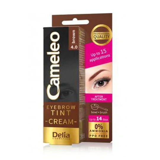 Delia Cameleo Sourcil Coloration Crème 4.0 Marron 15ml