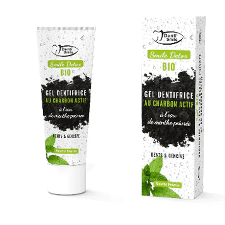 Denti-smile Gel Dentifrice au charbon Actif 75ml