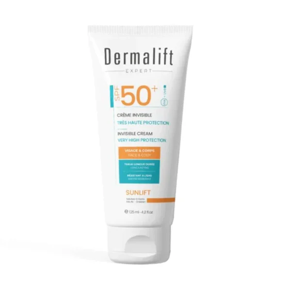 Dermalift Sunlift Ecran Invisible SPF 50+ Très Haute Protection 125 ml