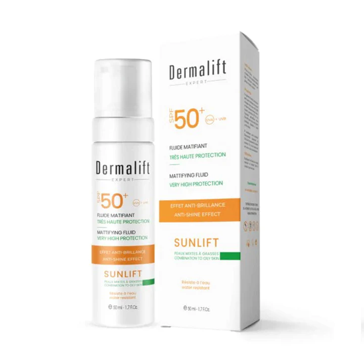 Dermalift Sunlift Fluide Matifiant SPF 50+ Très Haute Protection 50 ml