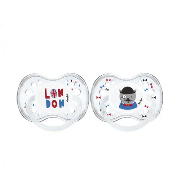 Dodie 2 Sucettes Anatomique Londres +18m A90