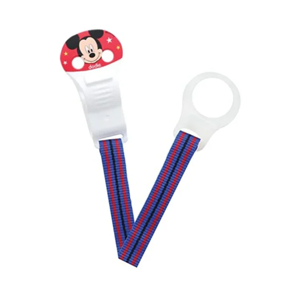 Dodie Attache Sucette Ruban Mickey