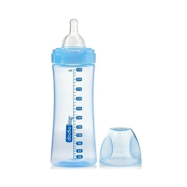 Dodie Biberons Initiation+ Bleu Tétine D3 330ml