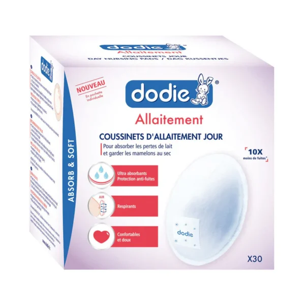 Dodie Coussinets D&rsquo;allaitement Jour Ultra Fins 30 Pièces