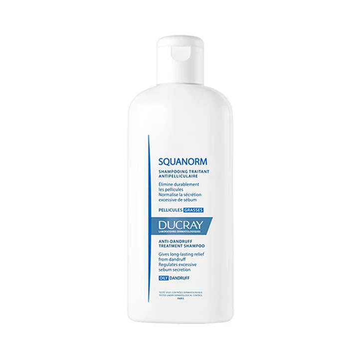 Ducray SQUANORM Shampooing Traitant Antipelliculaire – Pellicules grasses 200ml