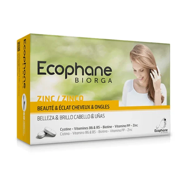 Ecophane Biorga Eclat Cheveux Et Ongles 60 Comprimés