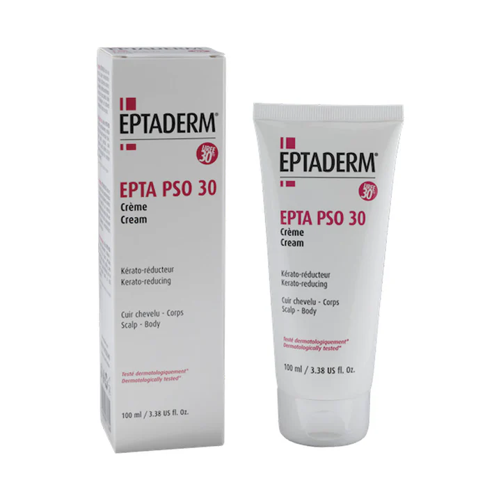 Eptaderm PSO 30 Crème Cuir Chevelu Corps 75ml