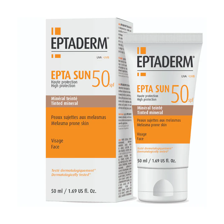 Eptaderm Sun 50+ Minéral Teinté 40ml