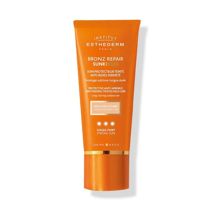 Esthederm Bronz Repair Sunkissed Soin Protecteur Teinté Anti-Rides Fermeté Soleil Fort 50ml