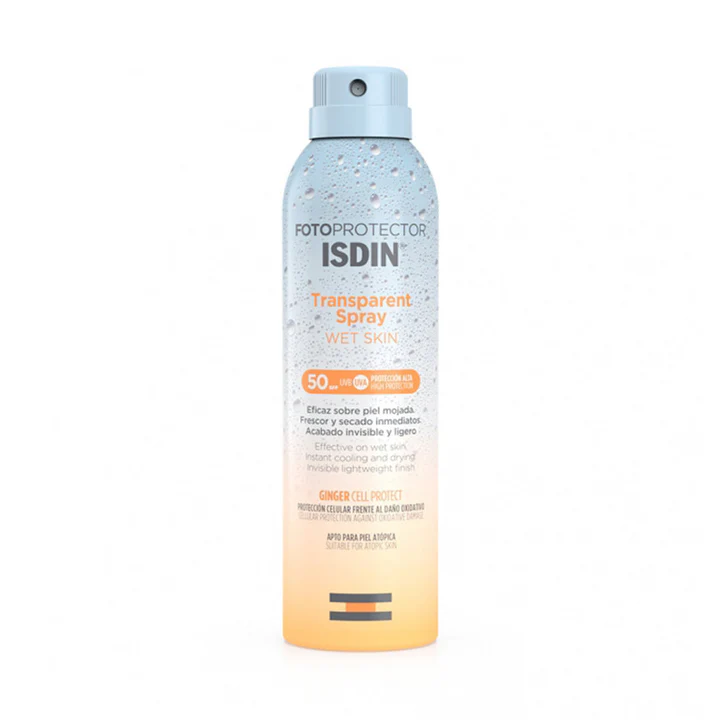 Fotoprotector ISDIN Trasparent Spray Wet Skin SPF50 250ml