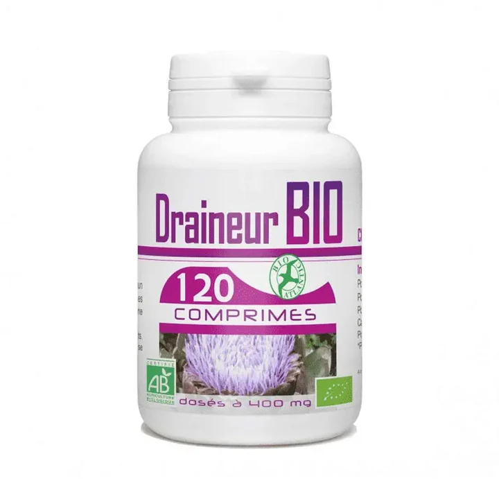 GPH Diffusion Draineur Bio 400mg 120 Comprimés