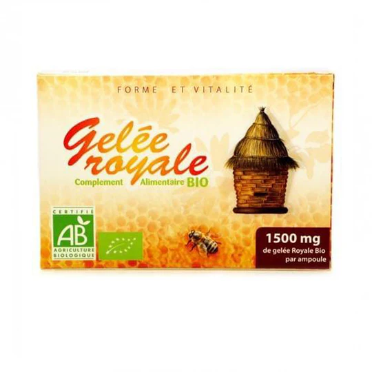 GPH Diffusion Gelée Royale Pure Bio 1500mg 20 Ampoules