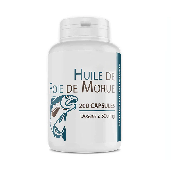 GPH Diffusion Huile De Foie De Morue 500mg 200 Capsules