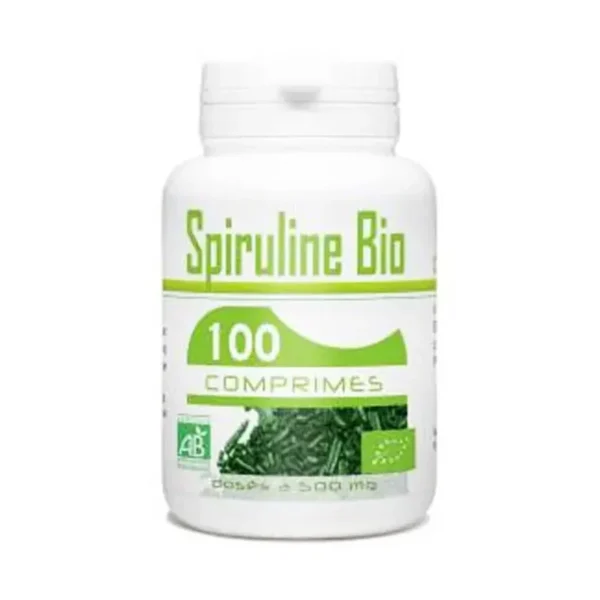GPH Diffusion Spiruline Bio 500mg 100 Comprimes