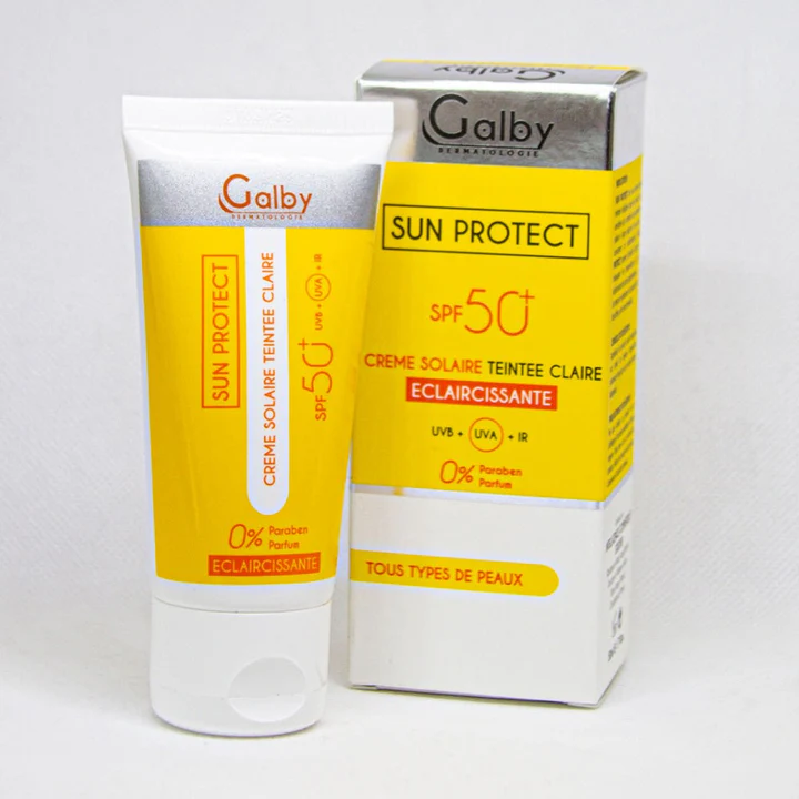 Galby sun protect écran solaire teinte claire SPF50+ 50ml