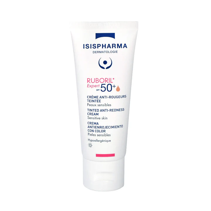 Isispharma Ruboril Expert SPF50+ Crème Anti-Rougeurs Teintée Peaux Sensibles 40ml