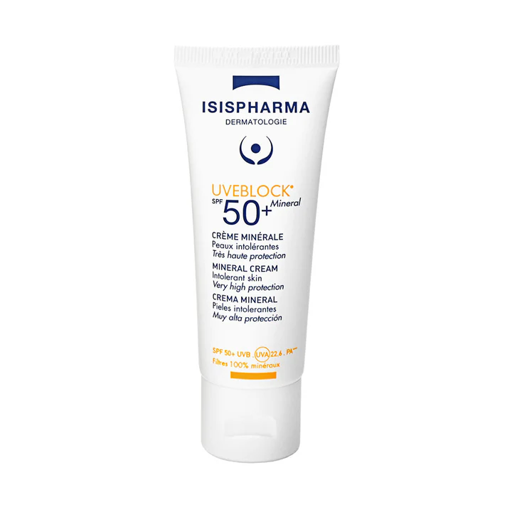 Isispharma Uveblock Crème Minérale Invisible SPF50+ 40ml