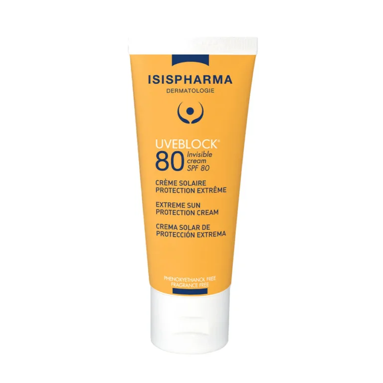 Isispharma Uveblock Crème Solaire Invisible SPF80+ 40ml