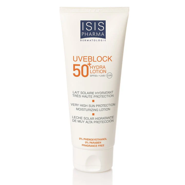 Isispharma Uveblock Hydra Lotion Crème Solaire SPF50+ 100ml
