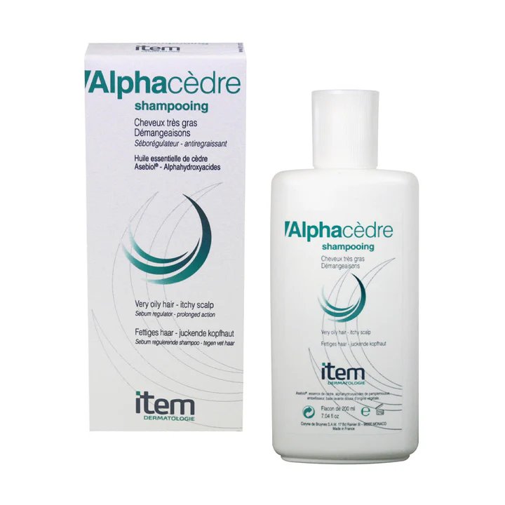 Item Alphacèdre Shampoing Cheveux Très Gras Démangeaisons 200ml