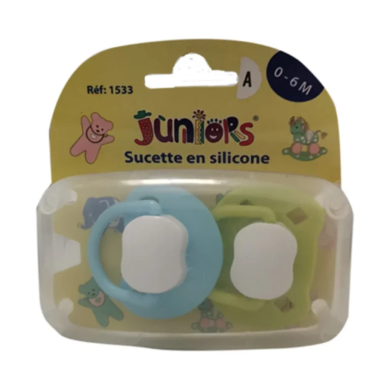 Juniors Sucettes En Silicone 2 Unités Pot Age 1