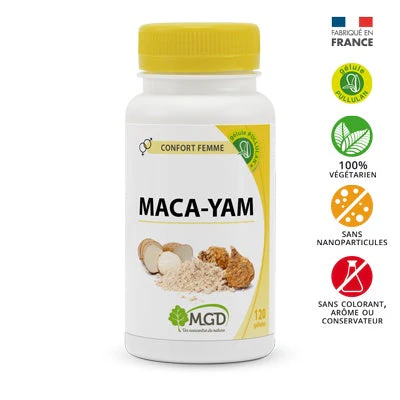 MGD maca – yam boite 120 gélules