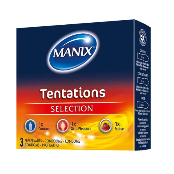 Manix Tentation 3 Préservatifs