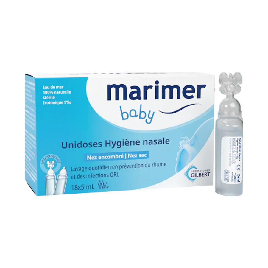 Gilbert Marimer Baby Unidoses Hygiène Nasale quotidienne 10x5ml
