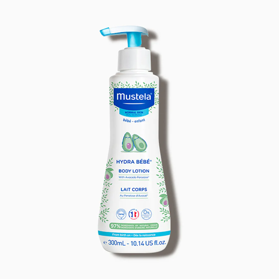 Mustela Lait corps Hydra Bébé à l’avocat BIO 300ml