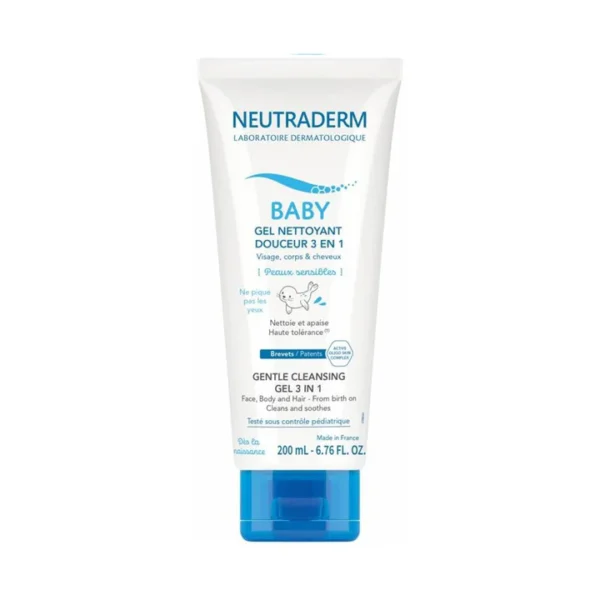 Neutraderm Baby Gel Nettoyant Douceur 3 En 1