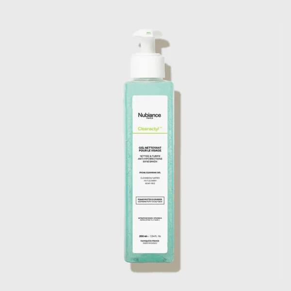 Nubiance Cleanactyl Gel Nettoyant Visage Anti-Imperfections 200ml